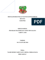 Kertas Kerja Minggu Transisi