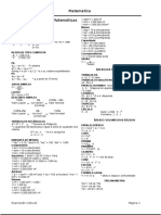 Resumo de Formulas