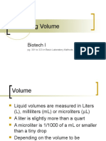 Measuring Volume