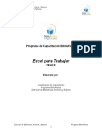 ejercicio de excel para principiantes en especial niños