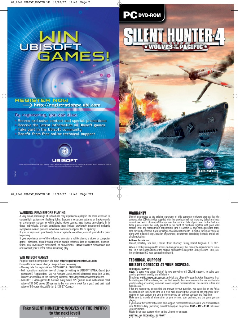 SilentHunter4 Manual | PDF | Convoy | Submarines