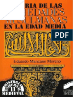 Historia de La Sociedades Musulmanas en La Edad Media