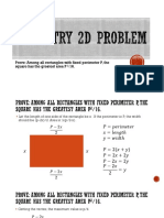 Prove: Among All Rectangles With Fixed Perimeter P, The Square Has The Greatest Area P /16