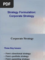 Download Strategy formulation - corporate level strategies by shweta_46664 SN31363321 doc pdf