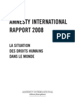 Amnesty International Rapport 2008