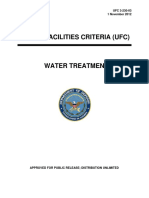 Ufc 3 230 03 Water Treatment