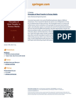 Principles of Heat Transfer in Porous Media: Printed Book