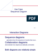 Use Case Sequence Diagram: Slide 1