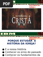 História Da Igreja i Aula1