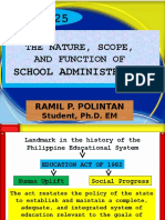 The Nature, Scope, and Function of