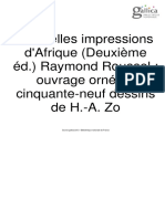 Raymond Roussel Impressions D'afrique