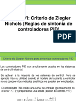 Unidad Vi Criterio de Ziegler y Nichols