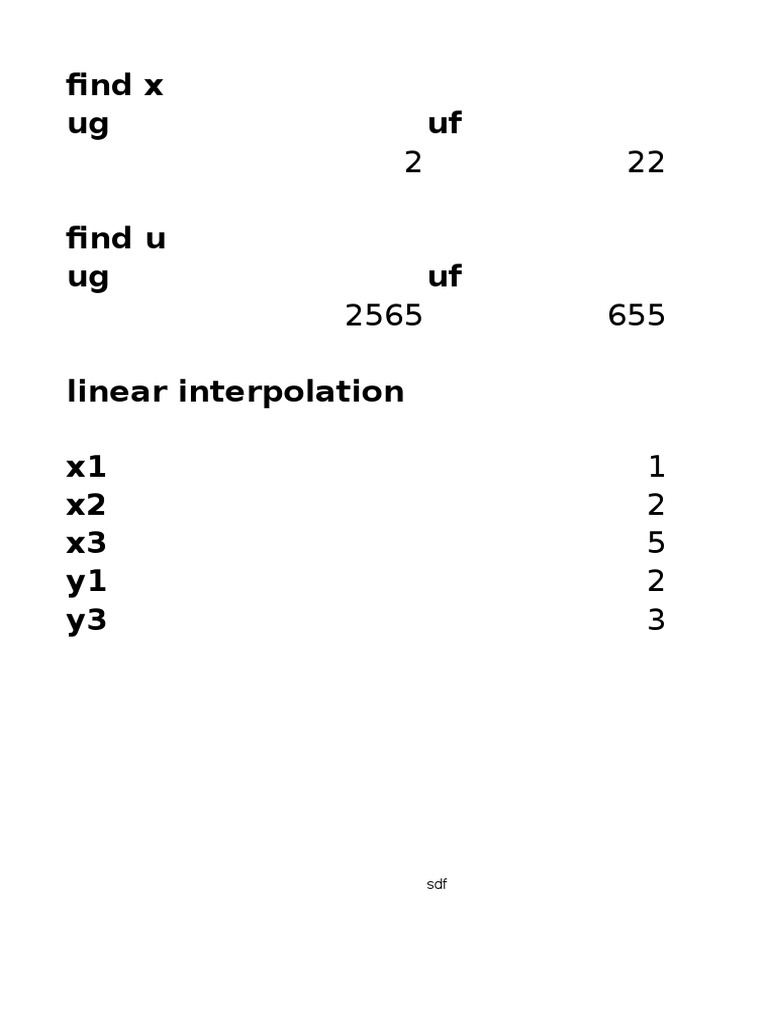 Find X Ug Uf | PDF