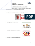General Safety Rules For The Laboratory