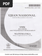 Download Contoh Soal UN Matematika SMK kelompok Akuntansi dan Pemasaranpdf by Evaa DL SN313660617 doc pdf