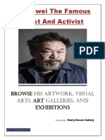 Ai Weiwei The Famous Artist and Activist