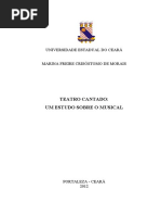 Teatro Cantado - Um Estudo Sobre o Musical