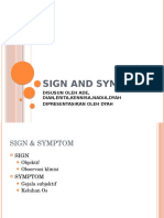 Sign and Symptoms 1
