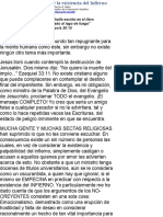 Análisis Exegético Sobre La Existencia Del Infierno