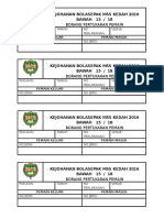 Borang Tukar Pemain MSSK Kedah 2016