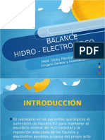 Balance Hidroelectrolítico