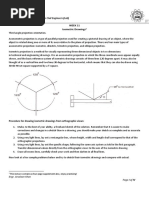 Week 11 Isometric Drawings: CE-112L: Engineering Drawing For Civil Engineers (Lab) Spring 2016