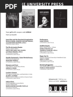 Duke University Press program ad for the Latin American Studies Association conference 2016