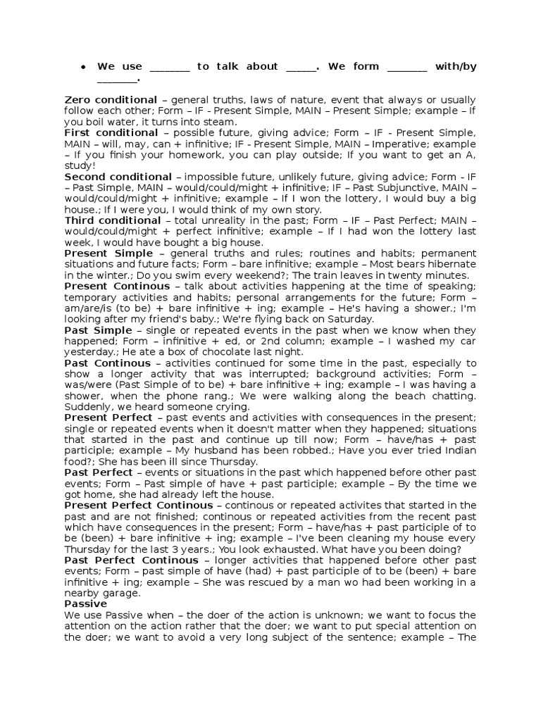 Engleski Gramatika Za 3. Razred Srednje Škole | PDF | Grammar | Syntax
