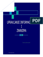 Informacije I Znanje