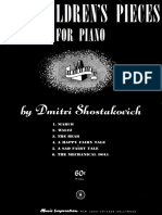 Sostakovic For Children Piano Pieces PDF
