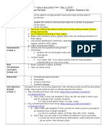 Standards of Learning Plan Format Virginia Teachers For Tomorrow