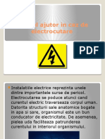 Primul Ajutor in Caz de Electrocutare