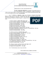 RESOLUÇÃO Nº 46, DE 11 DE MAIO DE 2016.