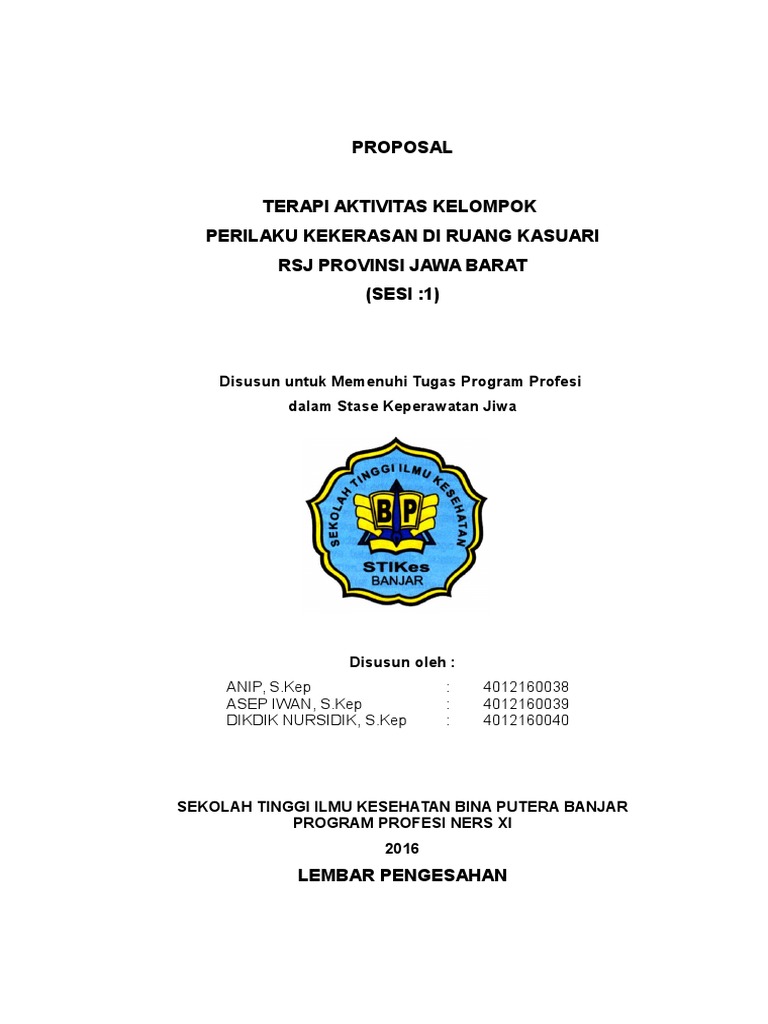 Proposal Tak Rpk Sesi 1