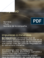 Magnesio Minerales