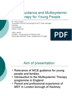 Young People at Risk of Developing Personality Disorder: Making Sense of NICE Guidance in Practice