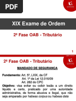 Mandado de Segurança slides