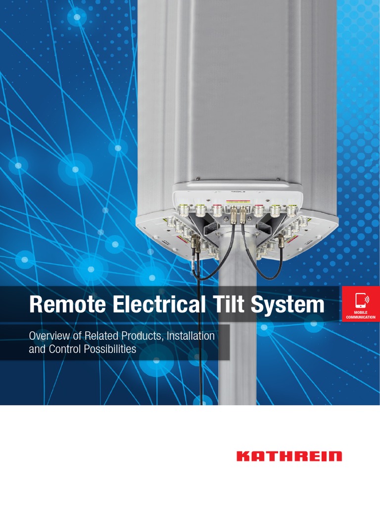 Remote Electrical Tilt System - KATHREIN | PDF | Electrical Connector ...