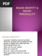 Download Brand identity and brand personality by shweta_46664 SN31371757 doc pdf