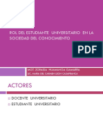 Estudiante universitario y sociedad del conocimiento