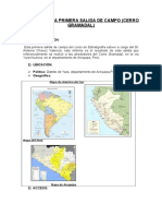 Informe de La Primera Salida de Campo