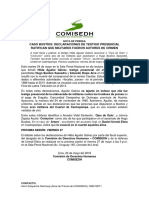 (NP) Caso Bustíos: Declaraciones de Testigo Presencial Ratifican Que Militares Fueron Autores Del Crimen