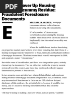Officials Cover Up Housing Bubble’s Scummy Residue Fraudulent Foreclosure Documents
