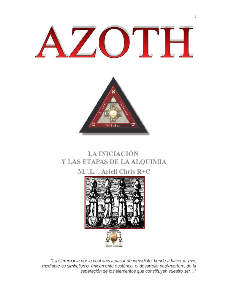 Etapas de la Iniciación Alquímica | PDF | Alquimia | Alma