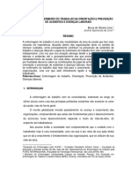 O Papel Do Enfermeiro Do Trabalho Na Orientação e Prevenção