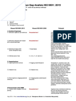 Penuntun Gap Analisis ISO 9001 2015 - Nqa Com