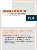 Redes Sociales de Conocimiento