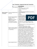 Plan Específico I Trimestre Kinder