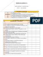 Revisión cuaderno comunicación