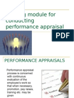 Training module for conducting performance appraisal interview